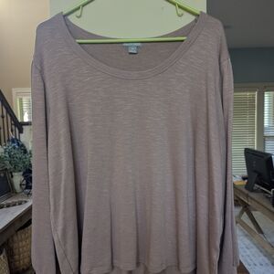 Falls Creek Cropped Long Sleeve Shirt